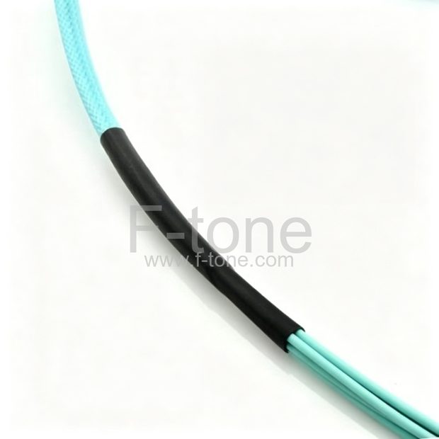 Customized 96 Fibers OM3 Multimode 24 Strands MTP Harness Cable 3.0mm LSZH/Riser