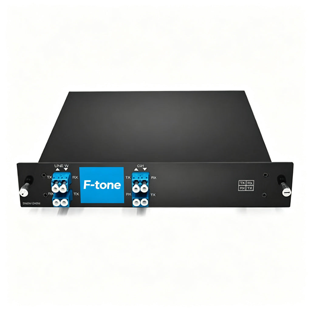 2 channels 1RU Rack Mount Duplex DWDM OADM East-and-West