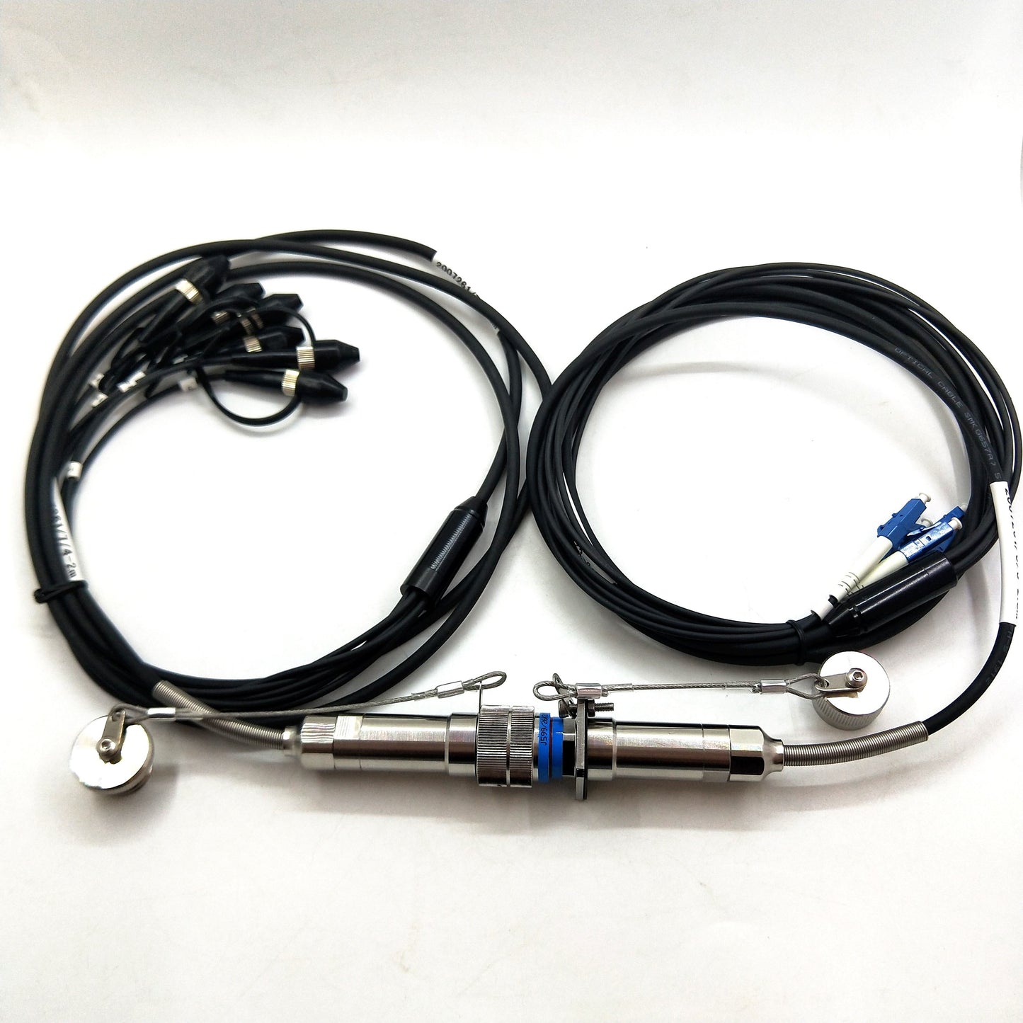 D38999 6 Pin Plug Fiber Contacts Outdoor Waterproof Optical Cable Connector