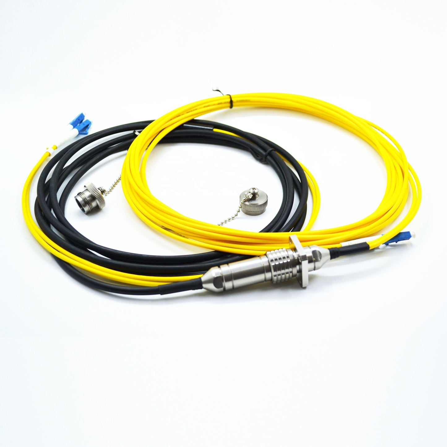 Outdoor Waterproof ODC Fiber Connector ODC 2CORES Plug and Socket Cable Assemblies