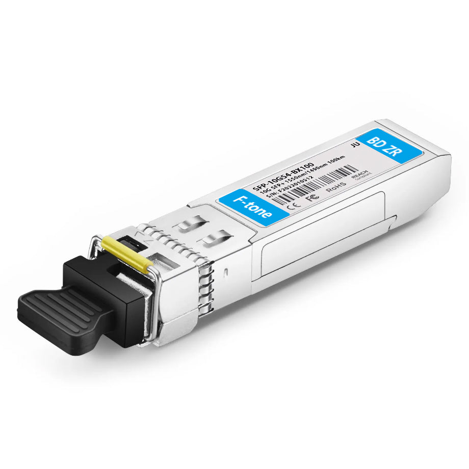 Juniper Networks EX-SFP-10GE-BX54-100 Compatible 10GBASE-BX BiDi SFP+ 1550nm-TX/1490nm-RX 100km Simplex LC/UPC SMF Transceiver Module