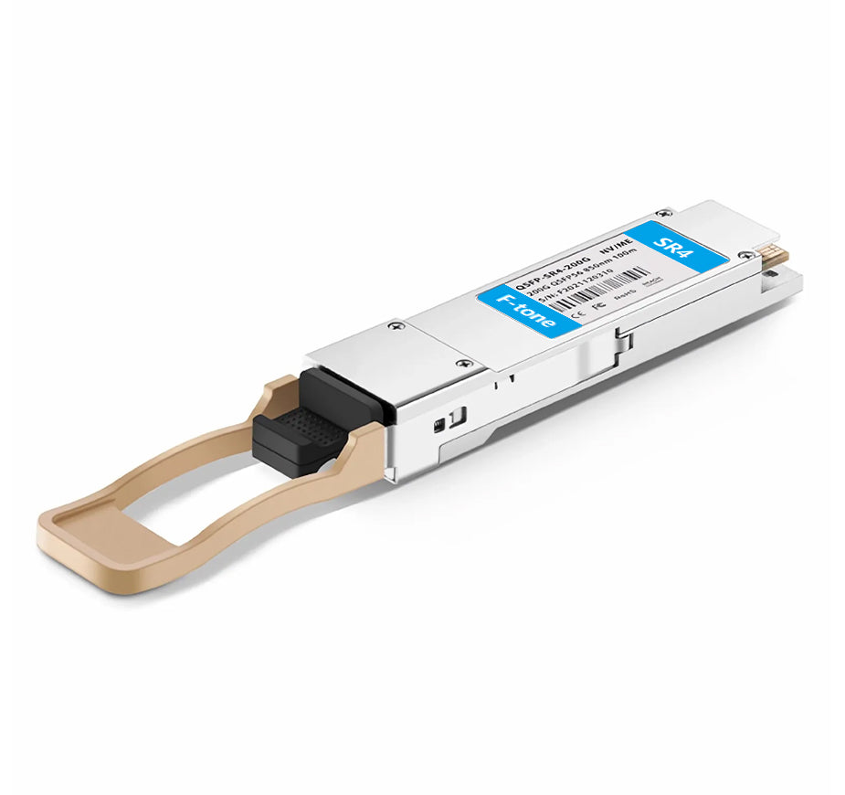 NVIDIA/Mellanox MMA1T00-VS Compatible 200GBASE-SR4 QSFP56 4 x 50G PAM4 850nm 100m MPO-12/UPC MMF Ethernet Transceiver Module
