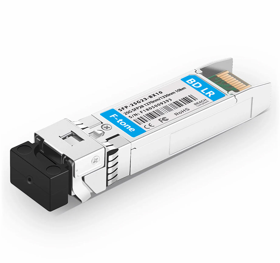 Cisco SFP-25GBX-U-10 Compatible 25GBASE-U SFP28 BiDi 1270nm-TX/1330nm-RX 10km Simplex LC/UPC SMF Transceiver Module