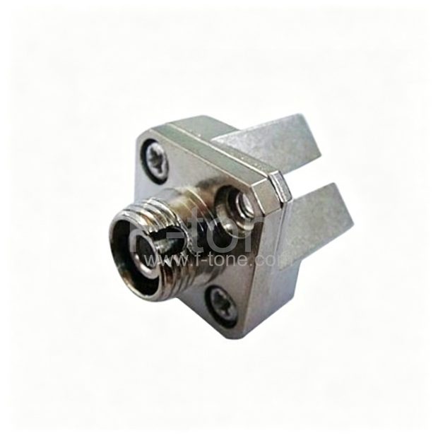 FC/UPC to FC/UPC Simplex Screw Panel Mount Metal Fiber Adapter