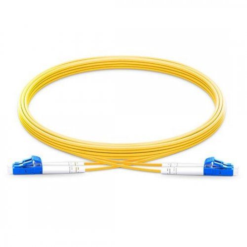 LC UPC Fiber Connector Duplex 2.0mm SMF Blue Short boot