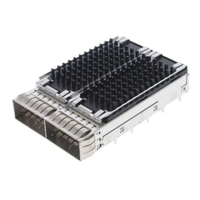 2170806-2 TE QSFP28 Cage Assembly 1x2 Port With Heat Sink 28 Gb/s