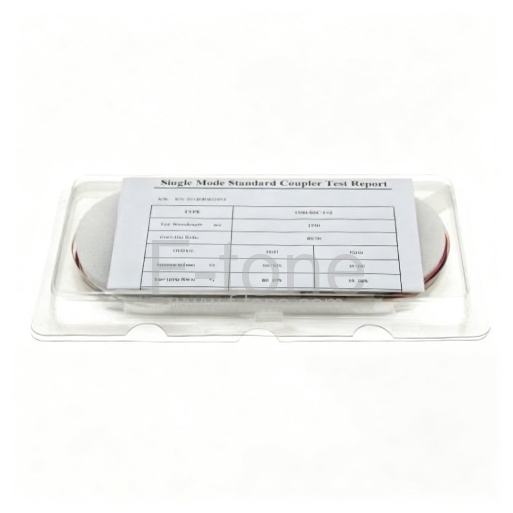 1x2 Polarization Maintaining PM980 FBT Coupler Splitter 1064nm Slow Axis 1m 50/50 FC/APC wide key