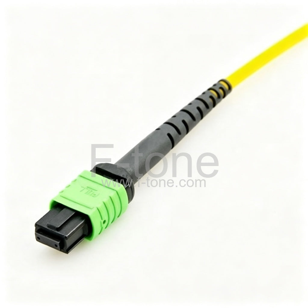 MTP-16 SingleMode 16 Strands MTP Fiber Jumper Cable 3.0mm LSZH/Riser 16 Fibers