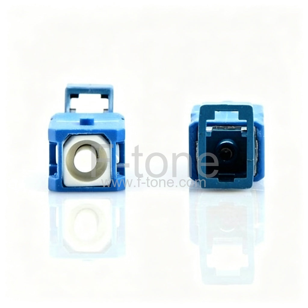 LC Female to SC Male Singlemode Simplex Fiber Adapter