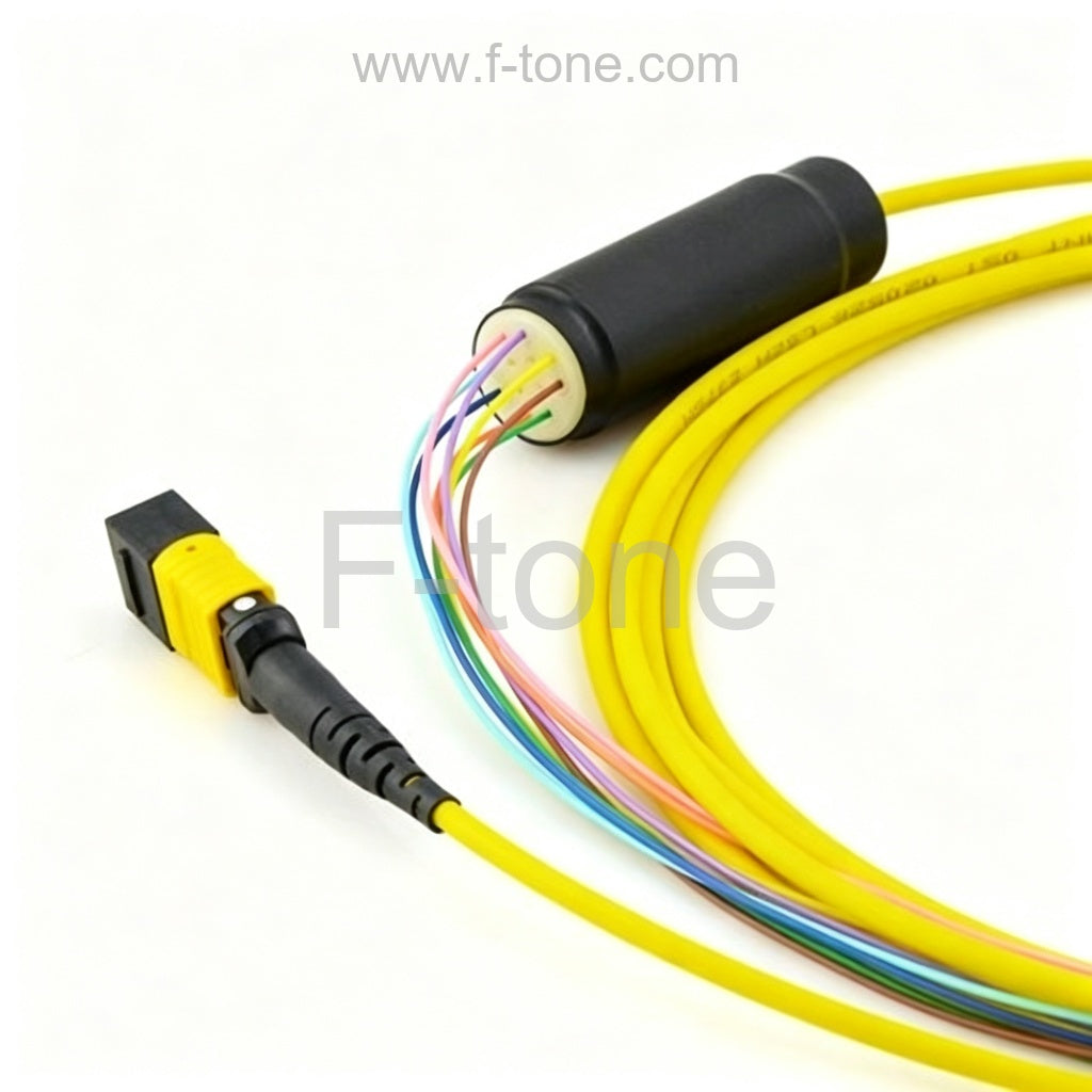 8 Fibers Single-Mode 12 Strands MTP Harness Cable 3.0mm LSZH/Riser