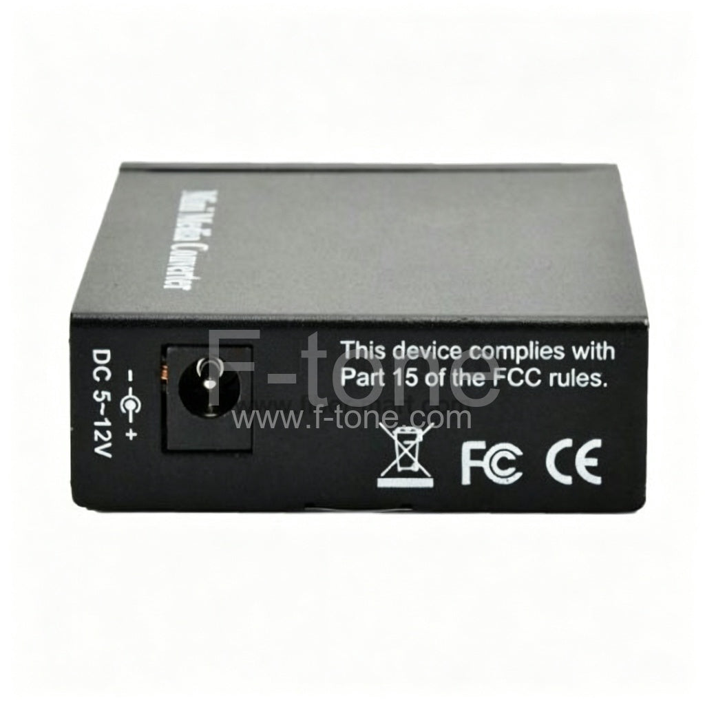 10/100M Dual Fiber 1310nm 2km External Power Supply Mini Ethernet Media Converter