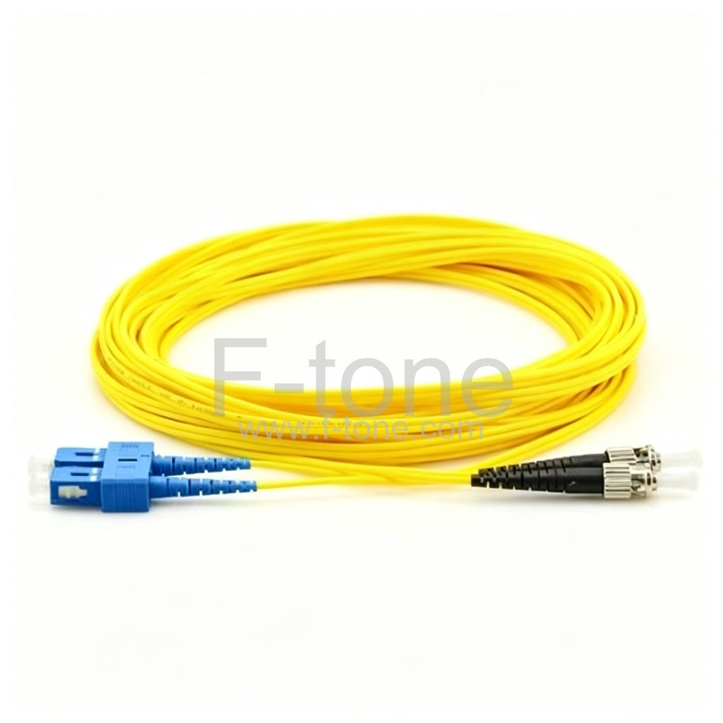 SC-ST Duplex 9/125 Single-mode Fiber Patch Cable