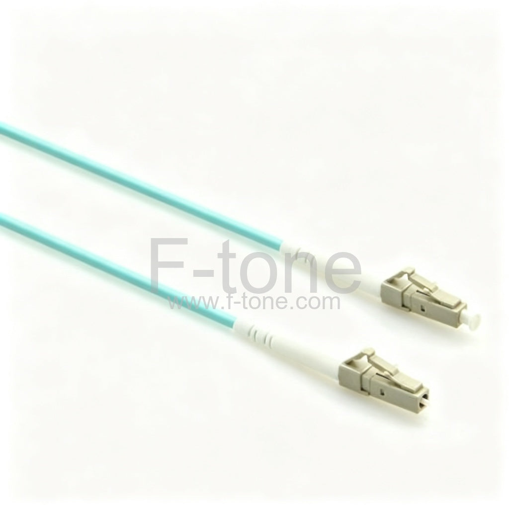LC-LC Simplex OM4 Multimode Bend Safe Curl Fiber Patch cord