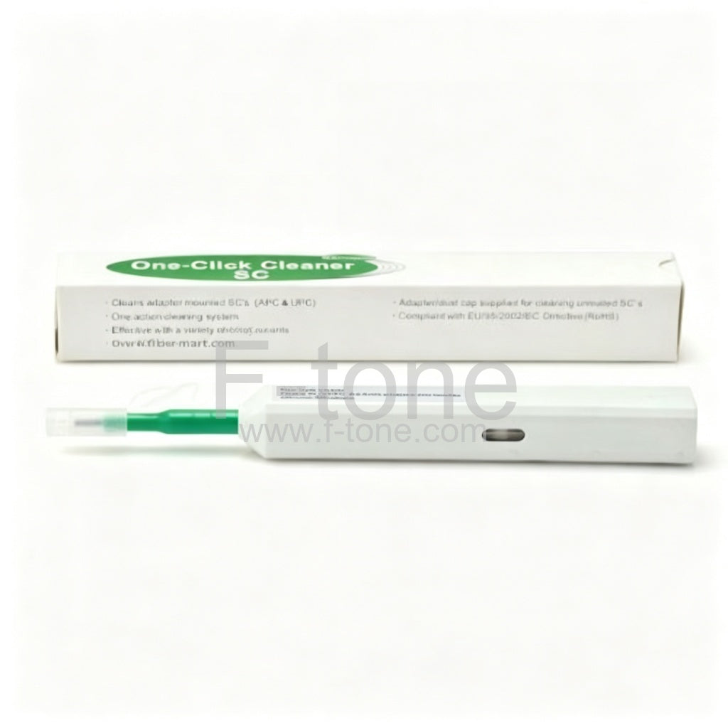 One Click Fiber Optic Cleaner for 2.5mm SC/FC/ST/E2000 Connectors AFL Compatible