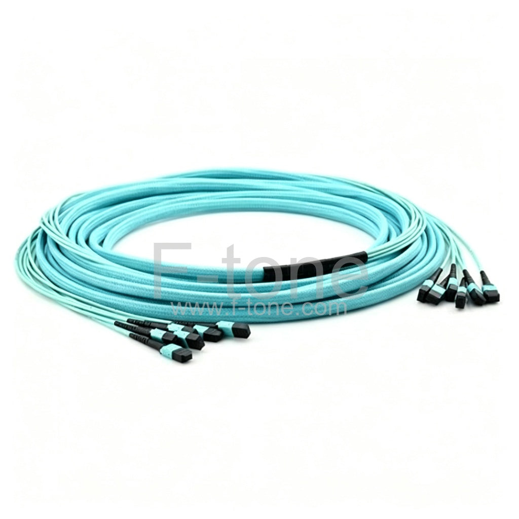 144 Fibers Single-Mode 24 Strands MPO Trunk Cable 3.0mm LSZH/Riser