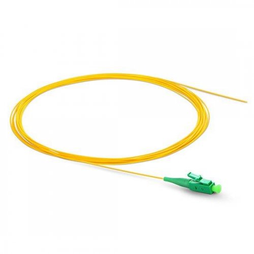 ST APC to MU Simplex PVC/LSZH/OFNP 9/125 Single Mode Fiber Patch Cable