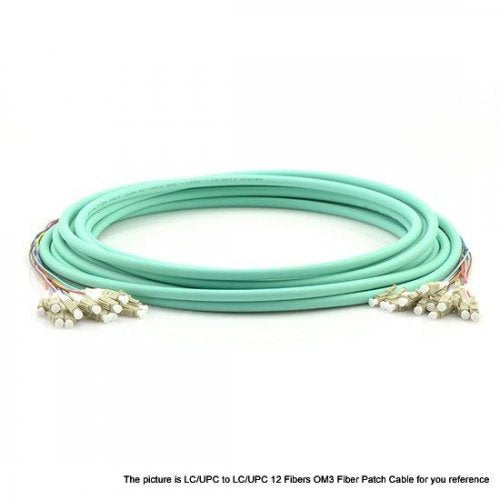 6 Fibers OM3 Multimode MultiFiber PreTerminated Breakout Trunk Cable