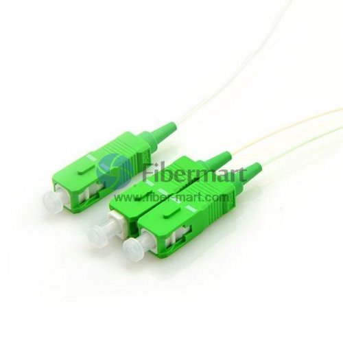 1x2 Fiber PLC Splitter in Mini plug-in Type