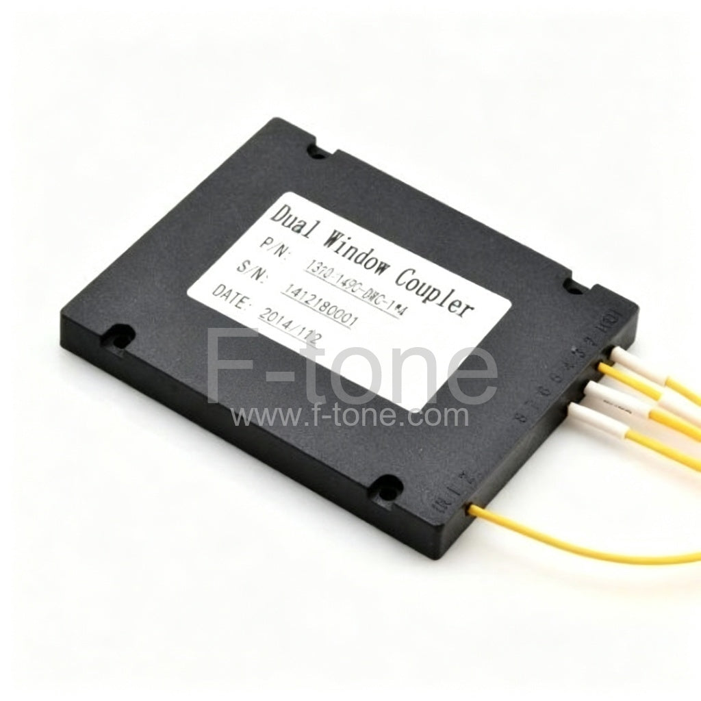 1x4 FBT Splitter Singlemode Dual Window 250µm Bare Fiber Splitter