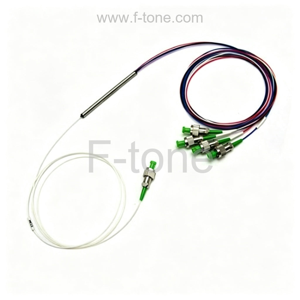 1x8 FBT Multimode Single Window 900um Fiber Splitter