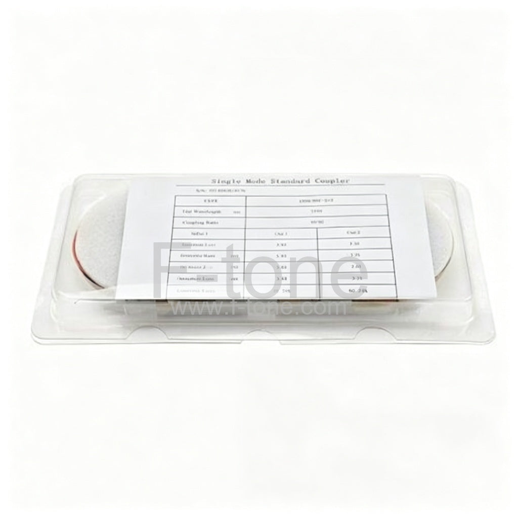 2x2 FBT Coupler Singlemode Single Window 900um Fiber Splitter