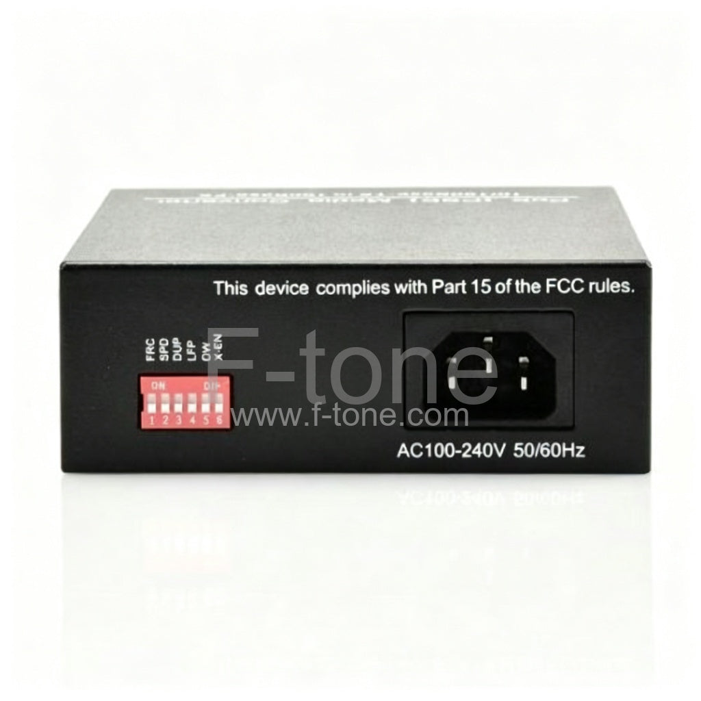 40km 10/100/1000M Single Fiber 1550nmTx/1310nmRx Centralized Management Card Type Media Converter