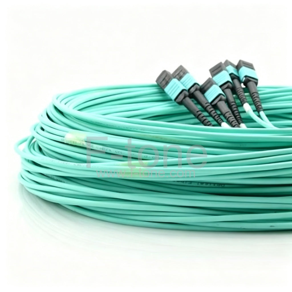 72 Fibers OM4 Multimode 24 Strands MTP Trunk Cable 3.0mm LSZH/Riser