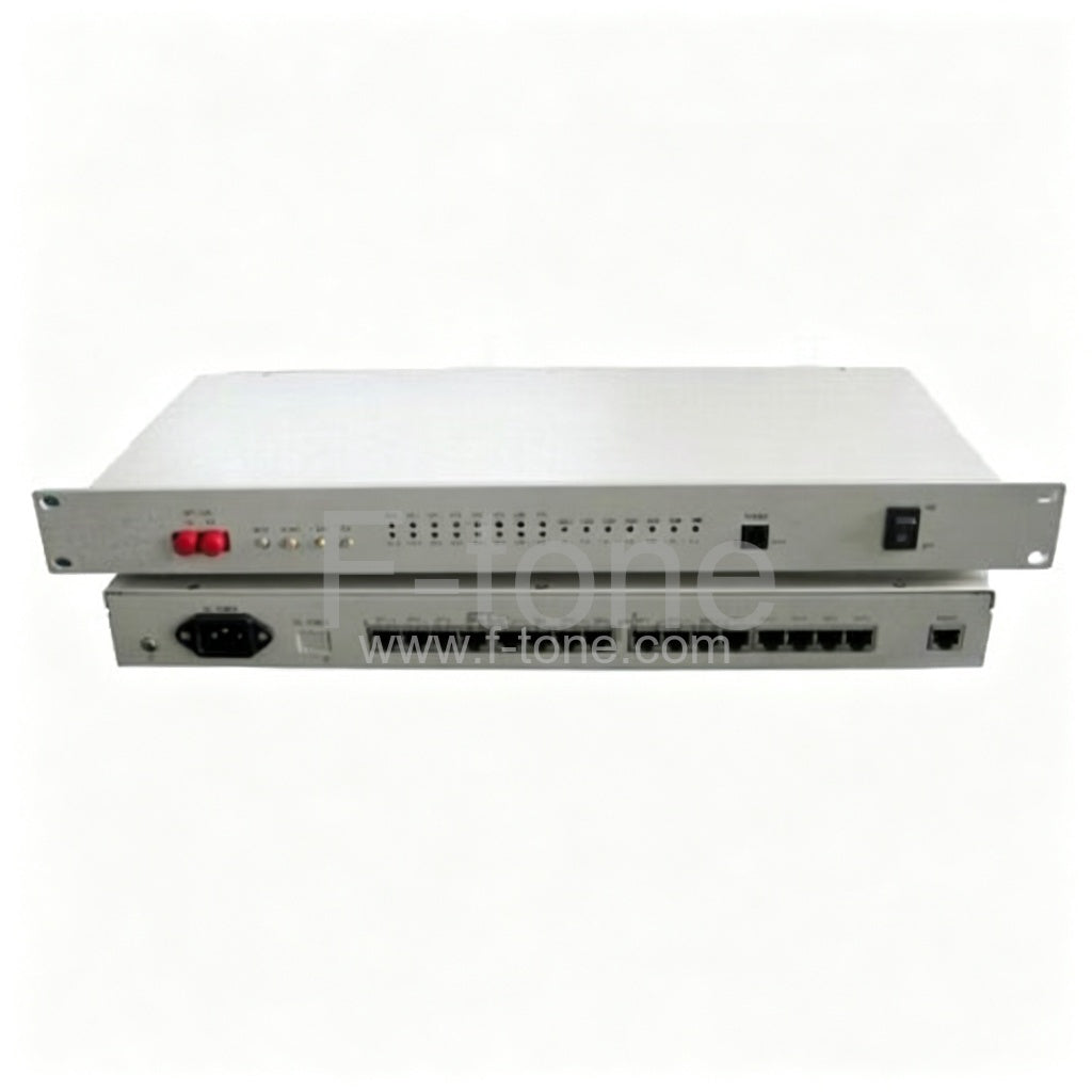 8E1+10/100/1000M PDH Fiber Optical Multiplexers Singlemode Dual Fiber 20KM 19 Inch Rack(with the orderwire phone)