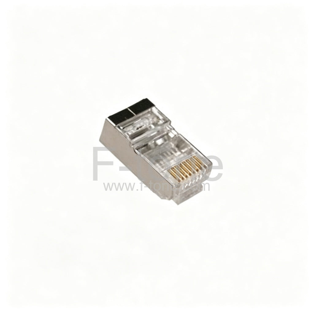 100x RJ45 Shielded Plug Cat5 8P8C Lan Connector Network
