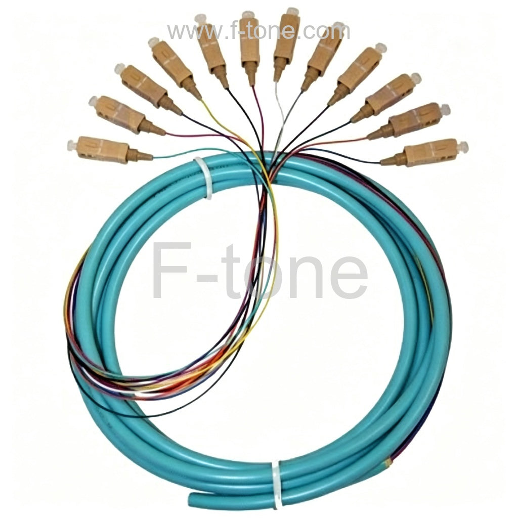 Duplex OM3 Multimode LC/SC/ST/FC Pigtail