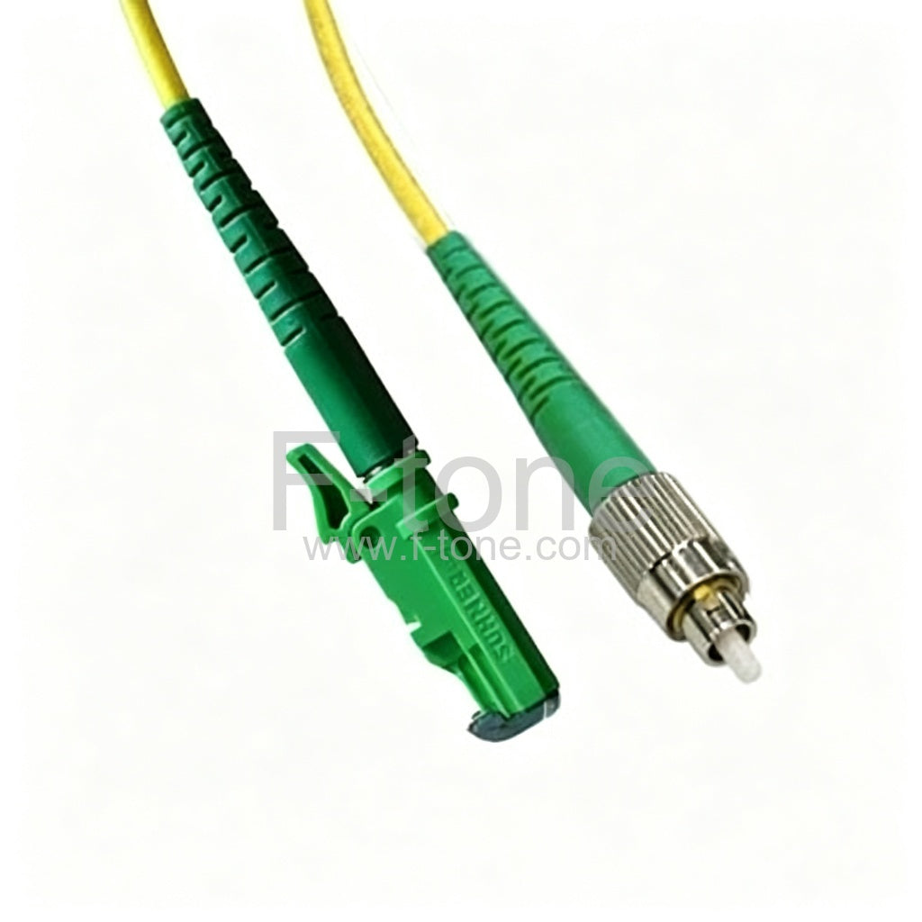 FC/APC to E2000/APC 8 Fibers SM 9/125 Singlemode Fiber Patch Cable