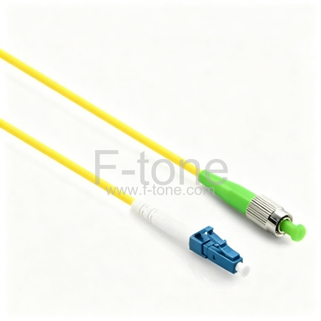 FC/APC to FC/UPC Plenum(OFNP) Simplex 9/125 Single-mode Fiber Patch Cable