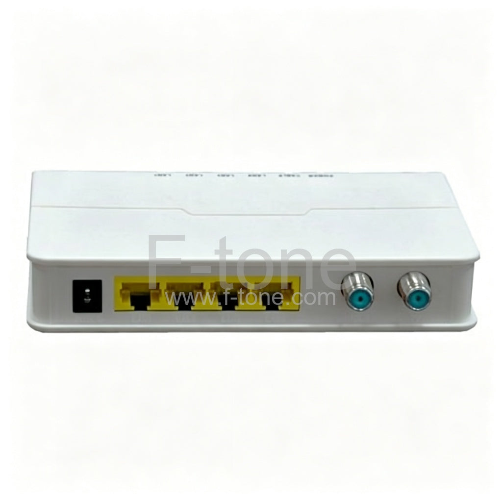 Indoor CATV EOC slave with 4 RJ45 ports