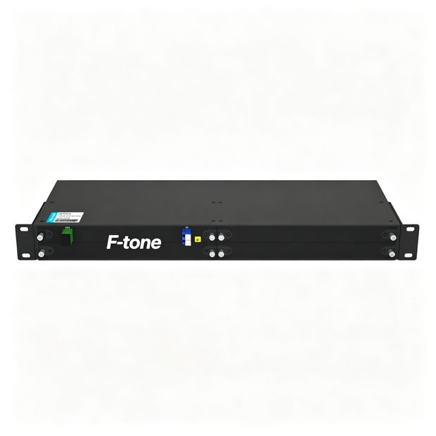1U High Density Rack Mount Fiber Enclosure Unloaded, Holds 4 HD Cassettes/Panels