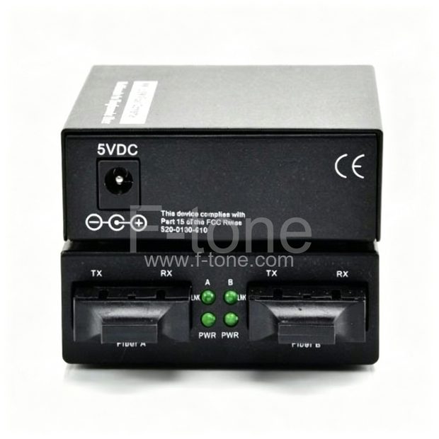 Industrial RS-485 to Multi-mode Duplex Fiber Converter, 1310nm 2km