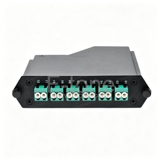 24 Fibers OM3 LC 12 Strands MTP LGX Cassette