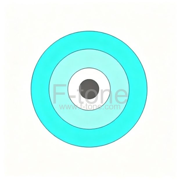 24 Fibers OM2 Multimode Multi-Core Tight Buffered Riser Distribution Indoor Cable-GJFJV