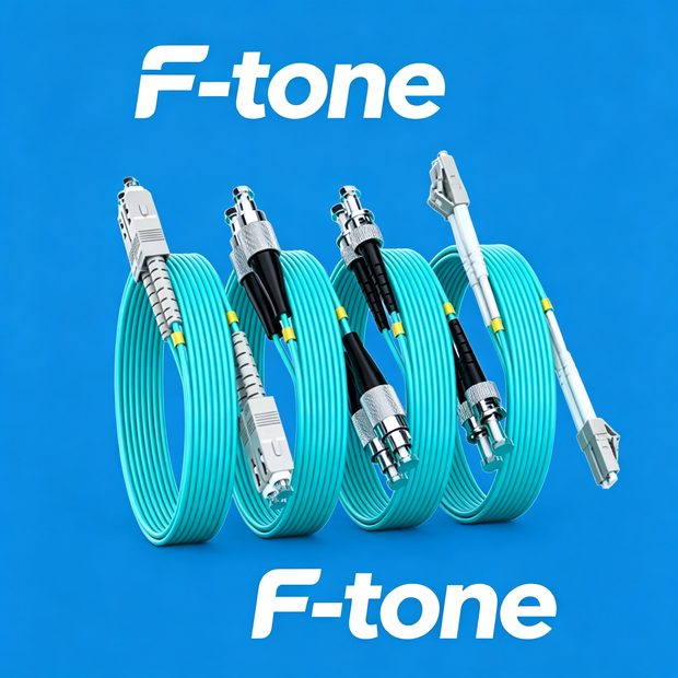 Custom SC to FC 6 Fibers OM3 Multimode Armored Breakout Cable 3.0mm Legs