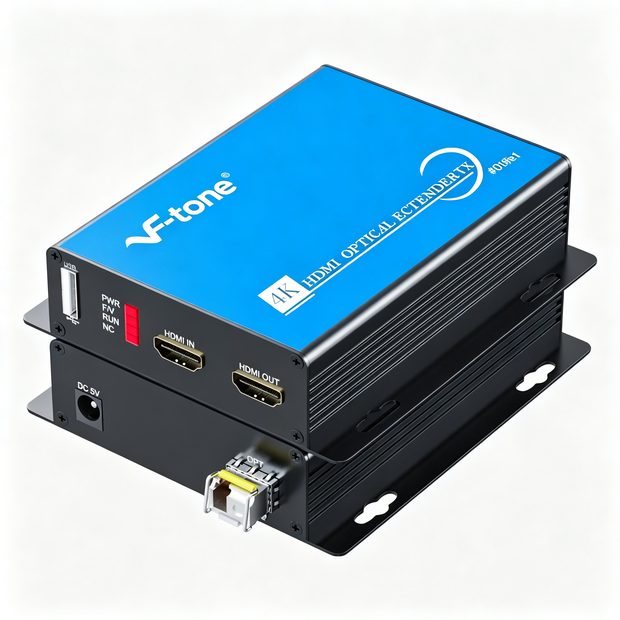 Mini 4K HDMI Fiber to Video/Audio Optical Transmitter and Receiver