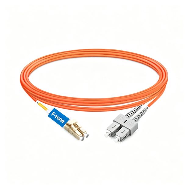 SC to MTRJ Duplex PVC/LSZH/OFNP OM2 Multimode Fiber Optic Patch Cable