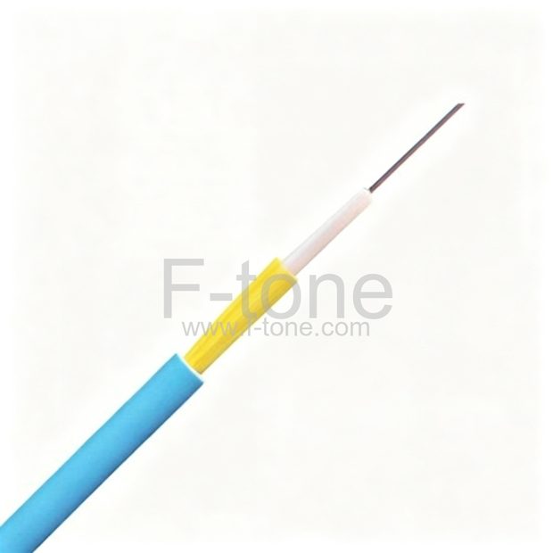 2 Fibers 62.5/125μm Multimode Non-metallic PBT Tube Gel-filled Temperature sensor Optic Cable
