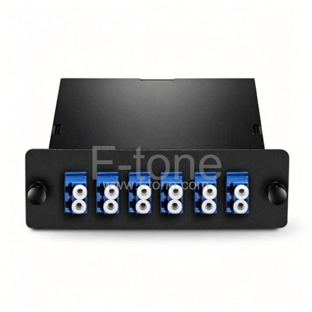 3x MTP Male, 70/30 Split Ratio, 12 Fibers, SingleMode 10GBASE TAP Cassette
