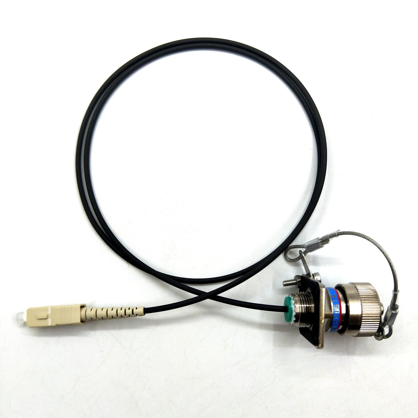 D38999 Series Standard Circular Connectors 1Cores Socket Fiber Optic Cable Assembly