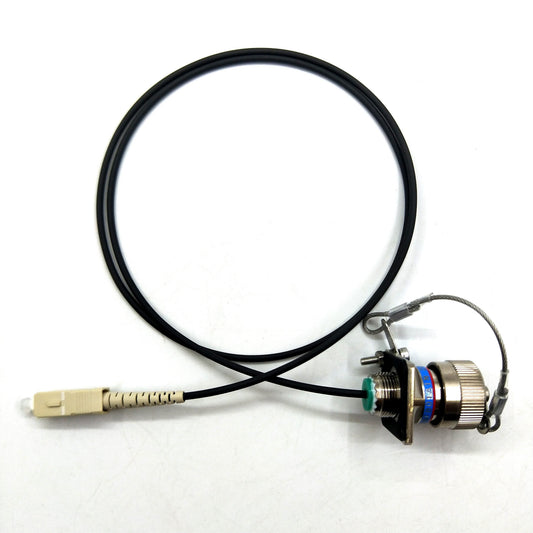 D38999 Series Standard Circular Connectors 1Cores Socket Fiber Optic Cable Assembly