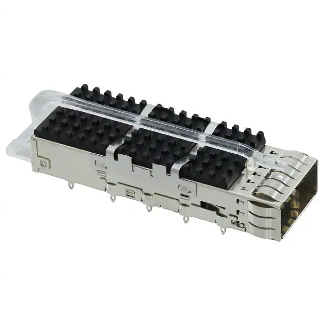 2170705-4 ZQSFP+ Cage With Heat Sink Press-Fit Through Hole Right Angle