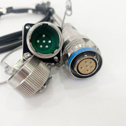 D38999/26KB98B1N J599 Series IP67 Waterproof Connectors Underwater Fiber Optic Cable Assembly