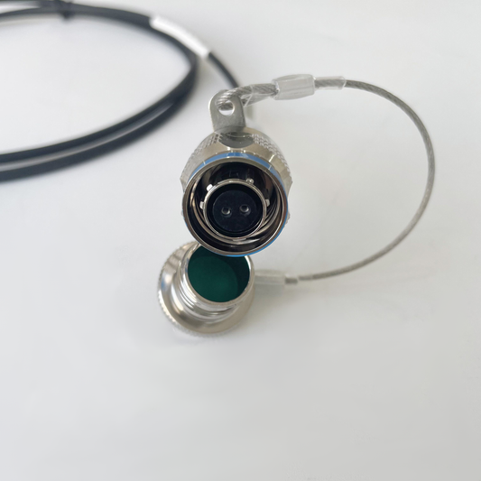 D38999/26KA94B1N J599 Series 2cores Standard Circular Connectors Plug Fiber Optic Cable Assembly