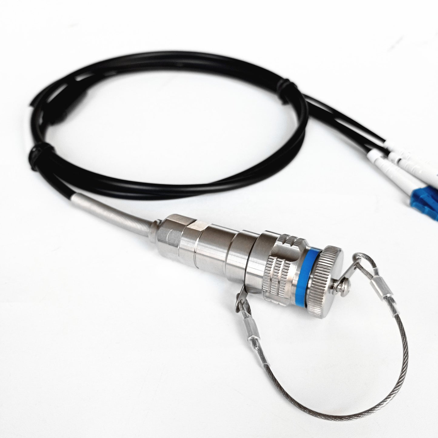 D38999/26KB98B1N J599 Series IP67 Waterproof Connectors Underwater Fiber Optic Cable Assembly