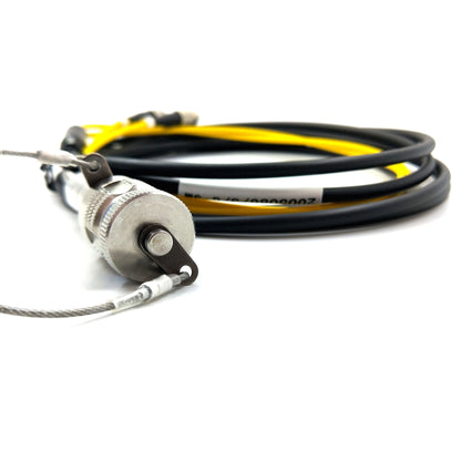D38999/26KA94B1N J599 Series 2cores Standard Circular Connectors Plug Fiber Optic Cable Assembly