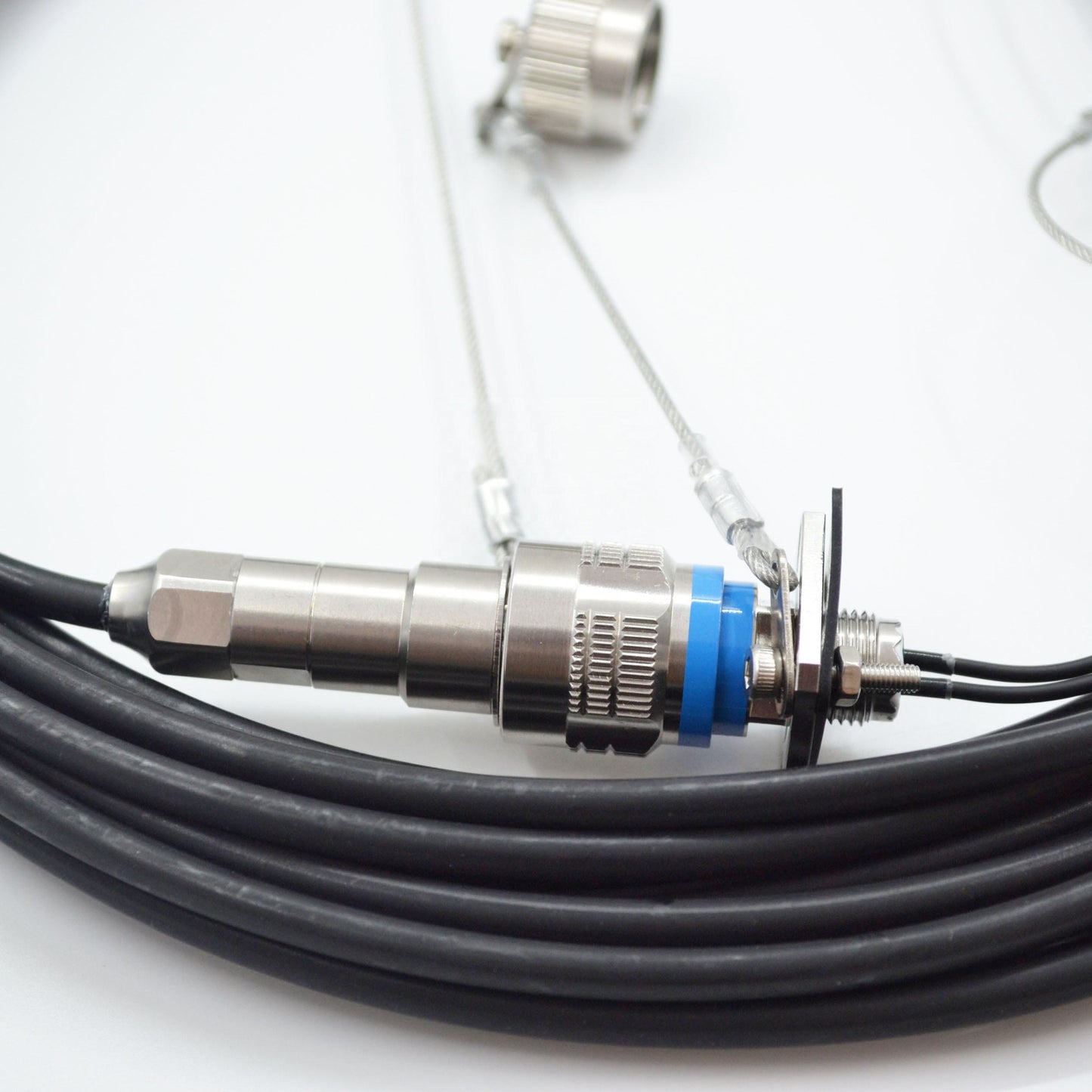 D38999/26KA94B1N J599 Series 2cores Standard Circular Connectors Plug Fiber Optic Cable Assembly
